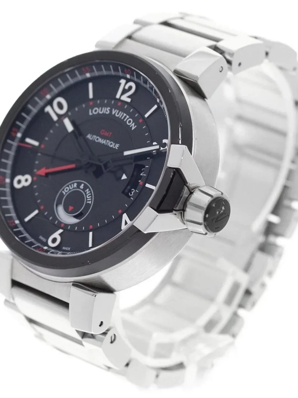 LOUIS VUITTON Tambour Evolution Q1156 GMT Automatic Men's Watch_962265